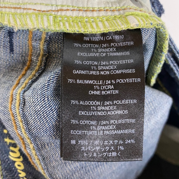 Orage Blue Jeans Bootcut Flap Pockets Women's Size 26 - Picture 10 of 10